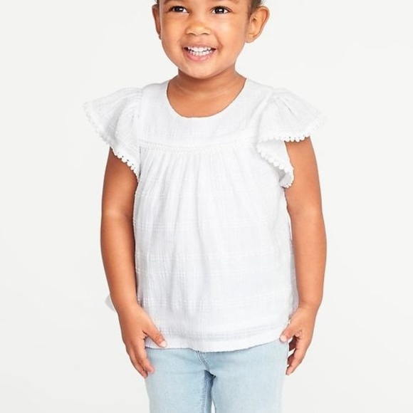 Old Navy Other - NWT- Old Navy Toddler Flutter Sleeve Top